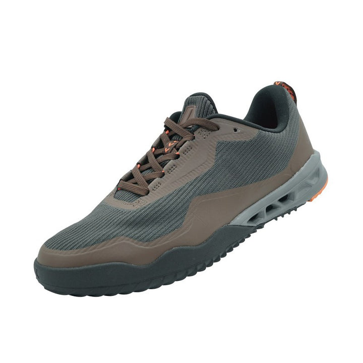 League MAGMA Grey/Orange Loafers Pria