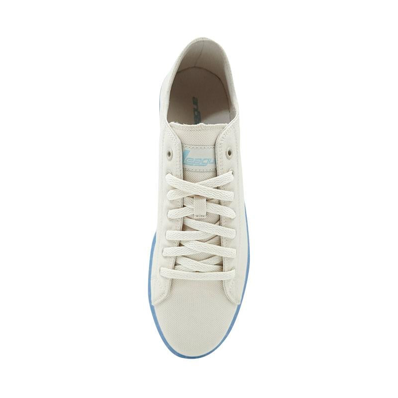 League J-Street Nylon FS White/Blue Loafers Pria