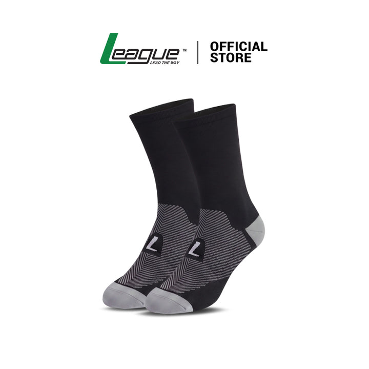 1 Pair Atrius Black Quarter Socks