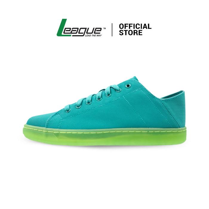 League J-Street Nylon FS Blue/Green Loafers Pria