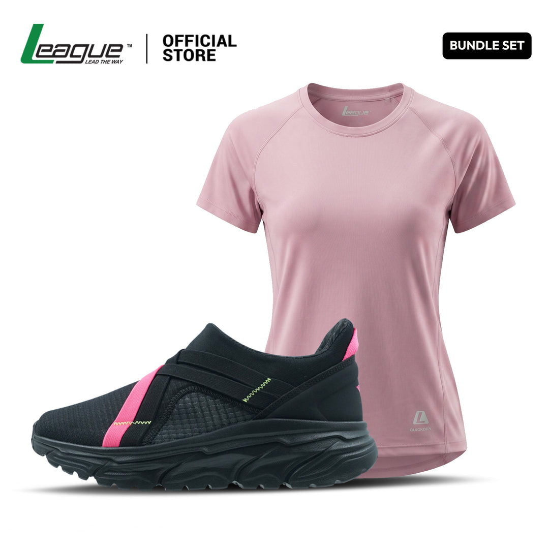 IU Women's SS Black/Pink Bundle
