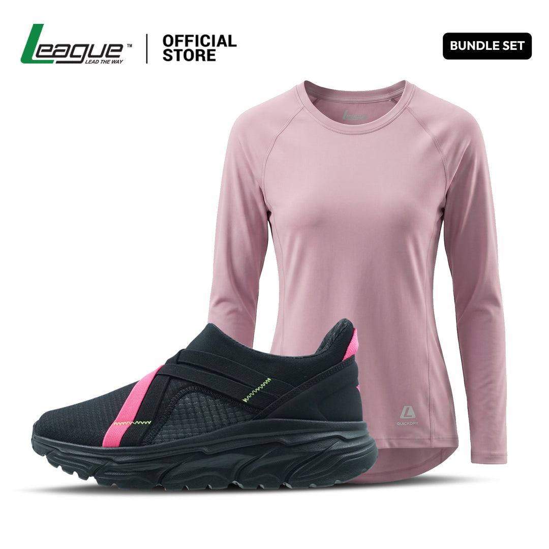 IU Women's LS Black/Pink Bundle