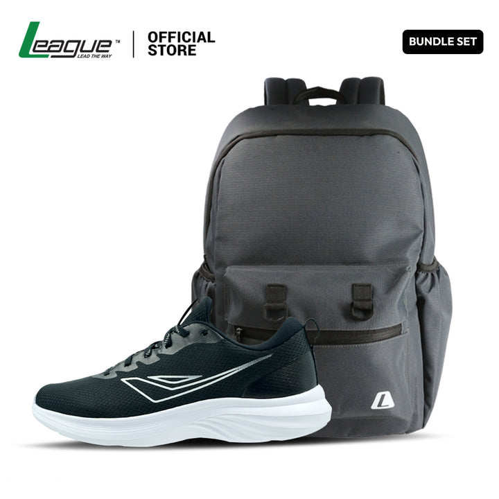 Tachi U Running Hitam/Putih Bundling
