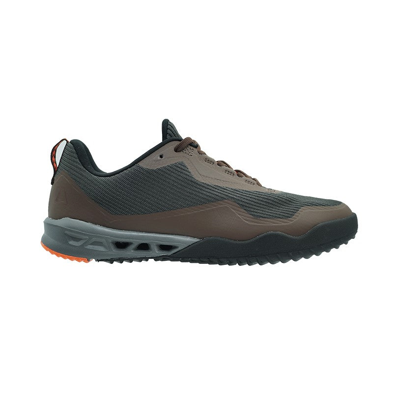League MAGMA Grey/Orange Loafers Pria