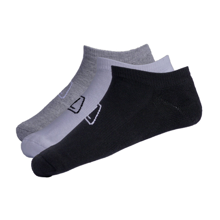 League 3 Pairs Elexar Low Cut Mix Kaos Kaki Lifestyle