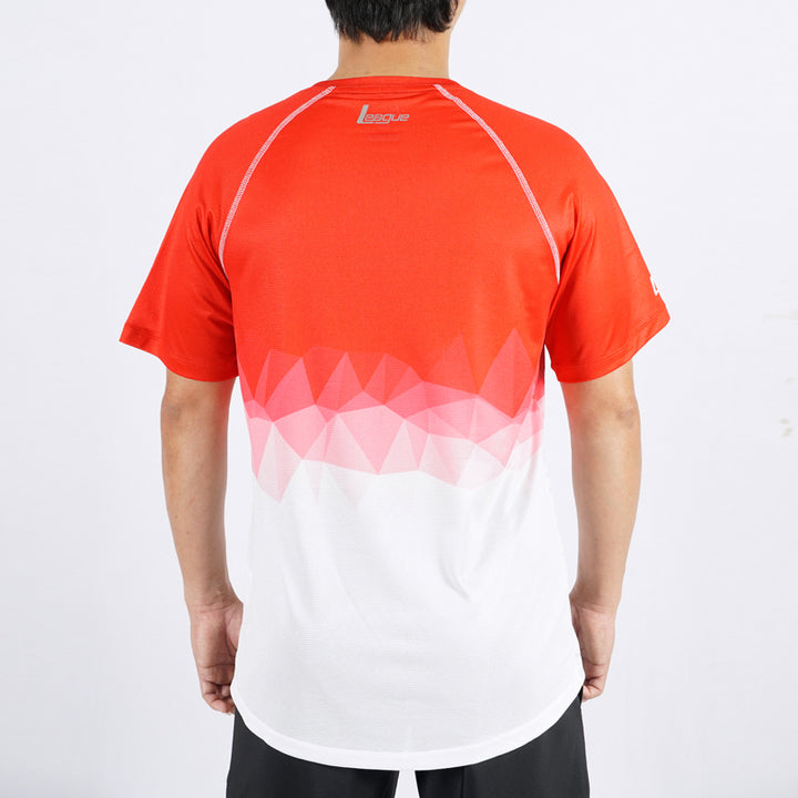 League Jerseys RUNNING Unisex Merah Putih Jersey FW23UIJ1661H