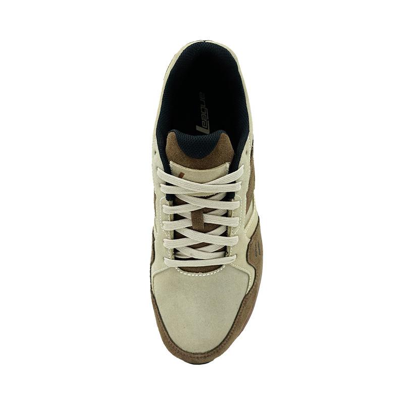League Cruz Suede Brown/Brown Loafers Pria