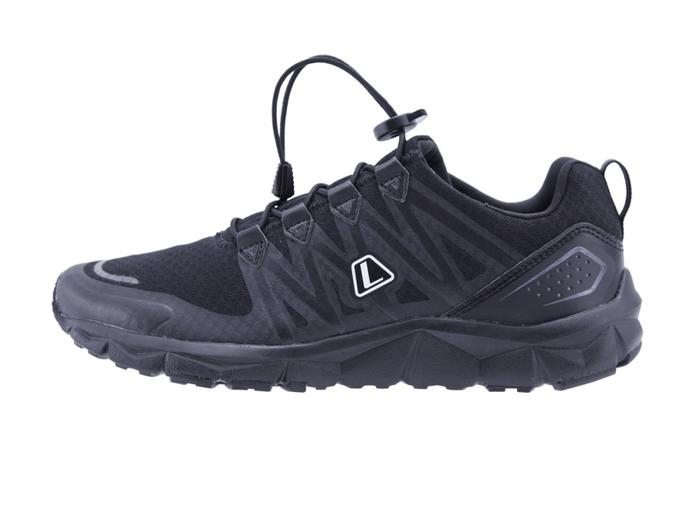 League Kumo 1.5 Jr Black/Grey Sepatu Running Anak