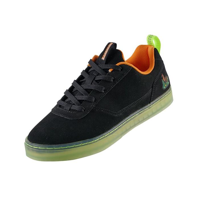 League Austin - Kamengski Black/Orange Loafers Pria