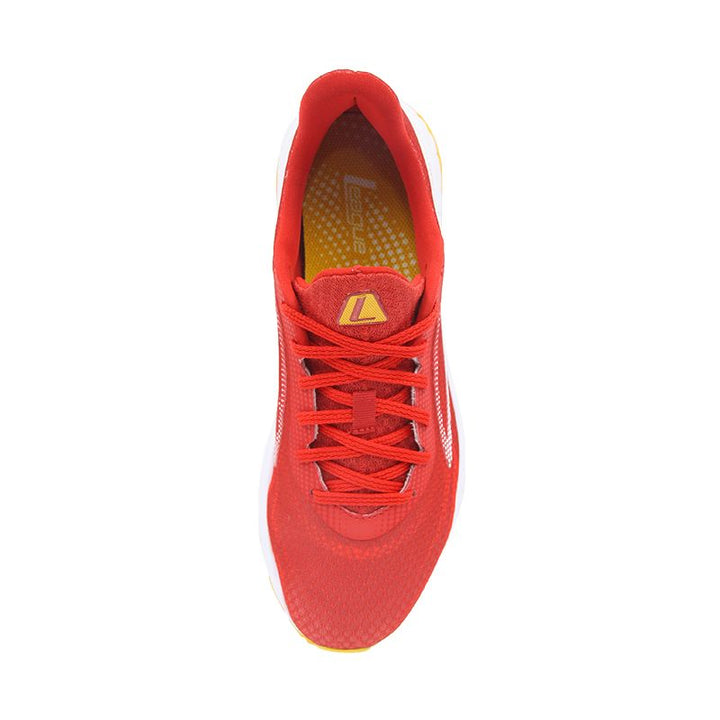 League Quench U Red/Red Sepatu Running Pria