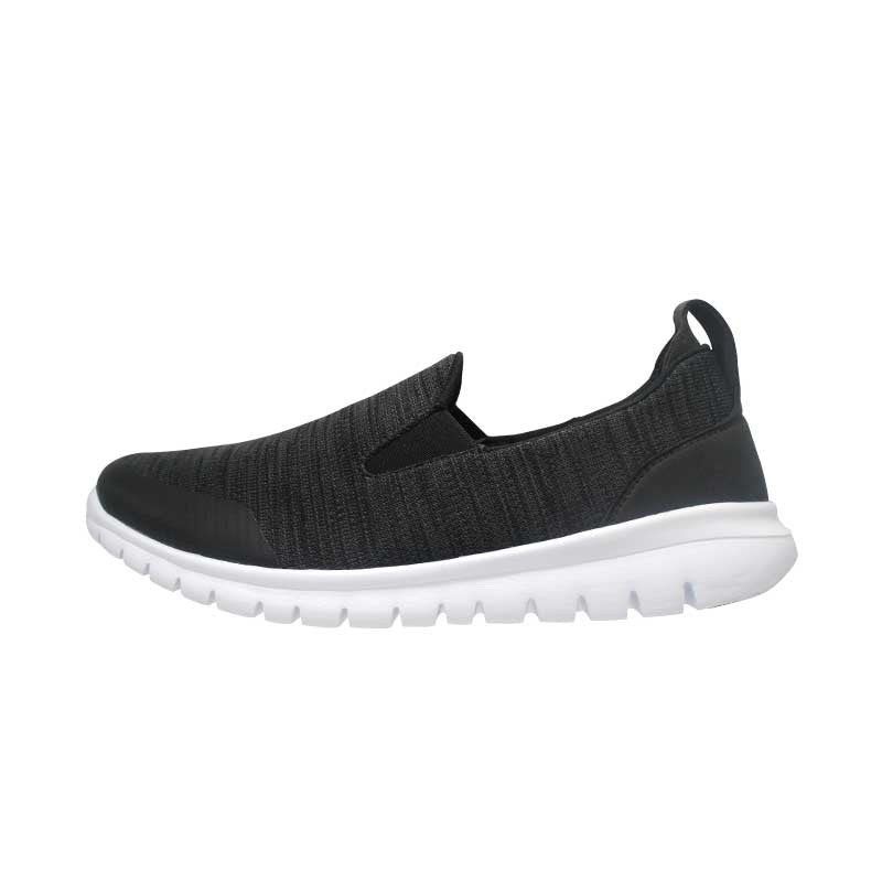 League Boreel U Black/Grey Slip On Pria