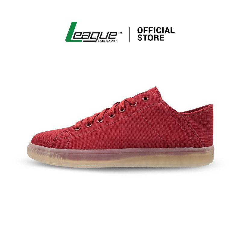 League J-Street Nylon Fs Red/Orange Sepatu Lifestyle Pria