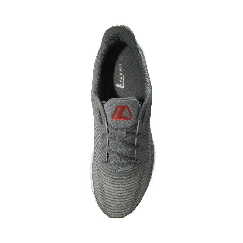 League RASS M Grey/Grey Sepatu Running Pria