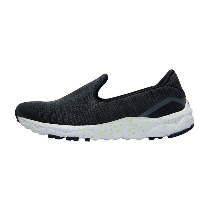 League Luna Craftedknit Black/Yellow Loafers Wanita