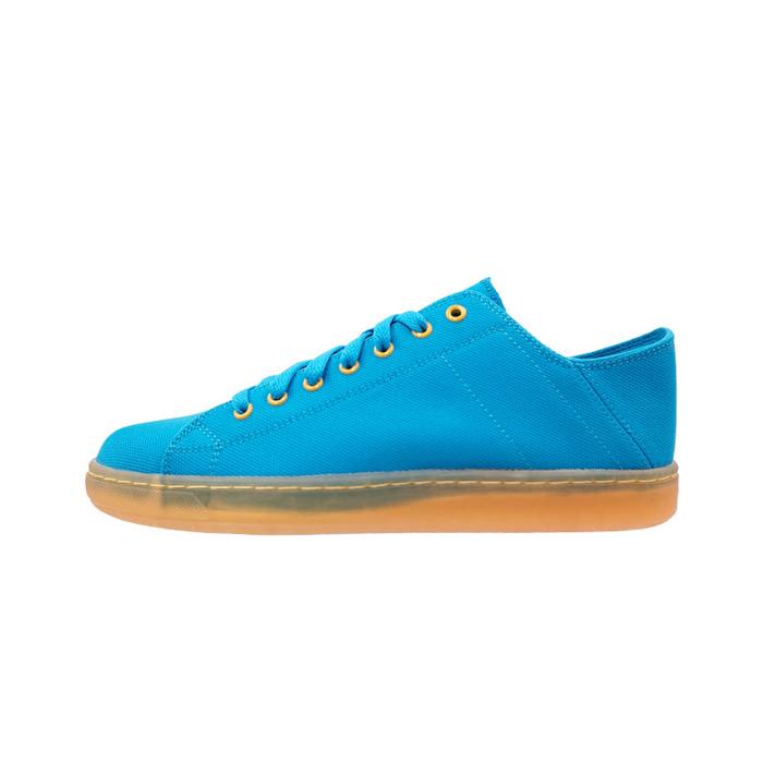 League J-Street Nylon FS Blue/Yellow Loafers Pria