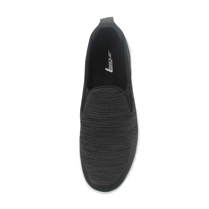 League Boreel U Black/Grey Slip On Pria