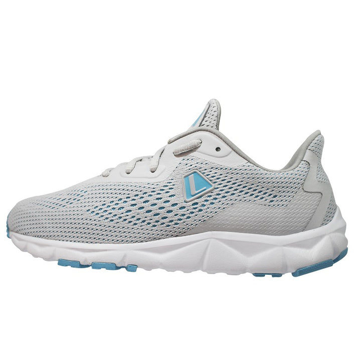 League Fireflash W Grey/Blue Sepatu Running Wanita