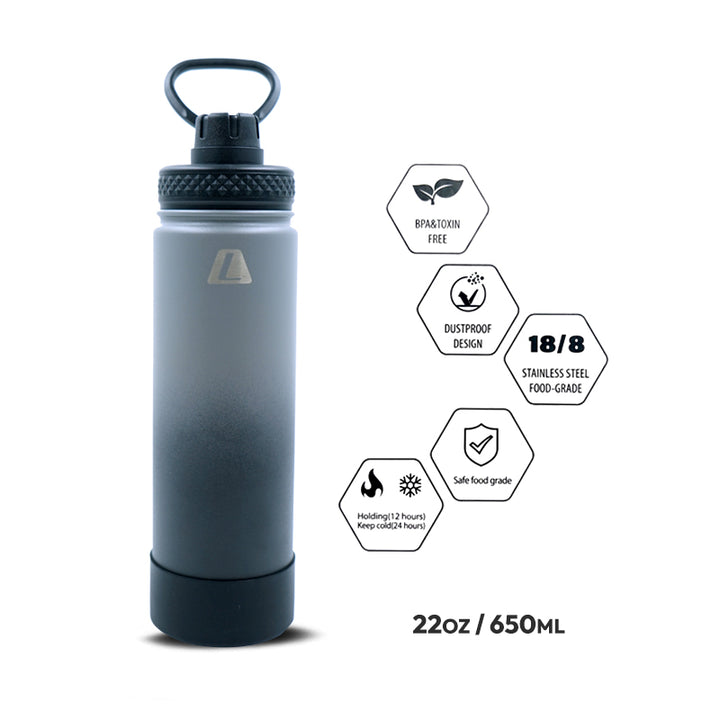 Astrofit Tumbler Abu-abu/Hitam 650 ML