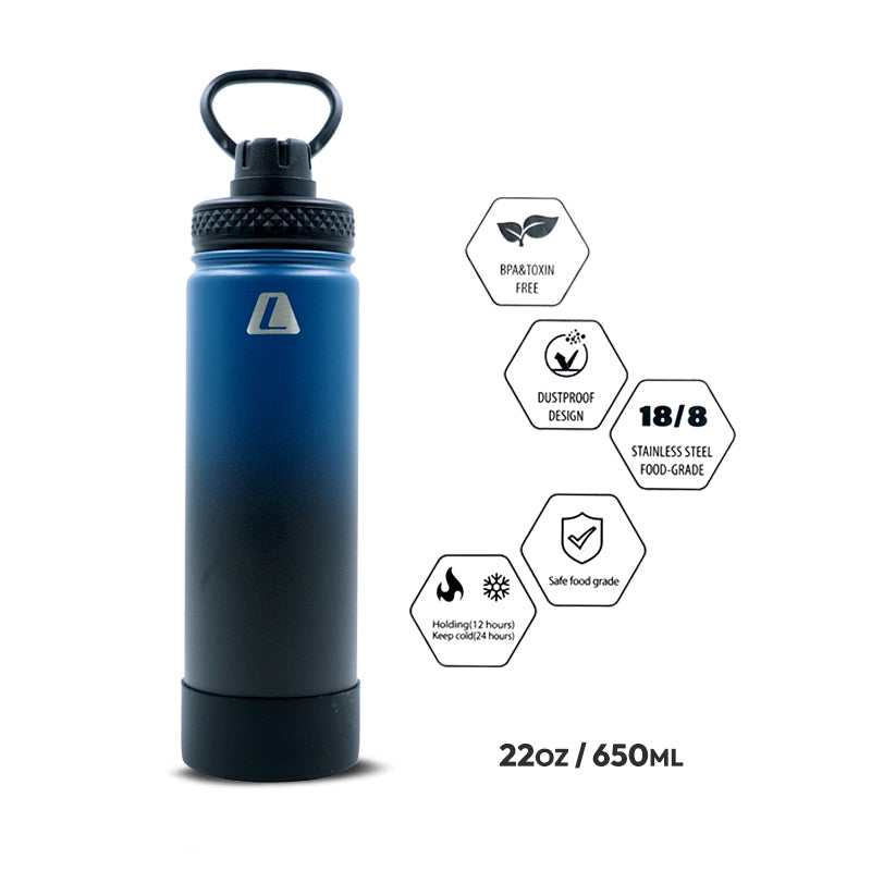 Astrofit Tumbler Biru/Hitam 650 ML