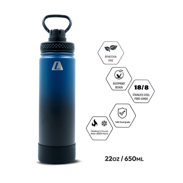 Astrofit Tumbler Biru/Hitam 650 ML