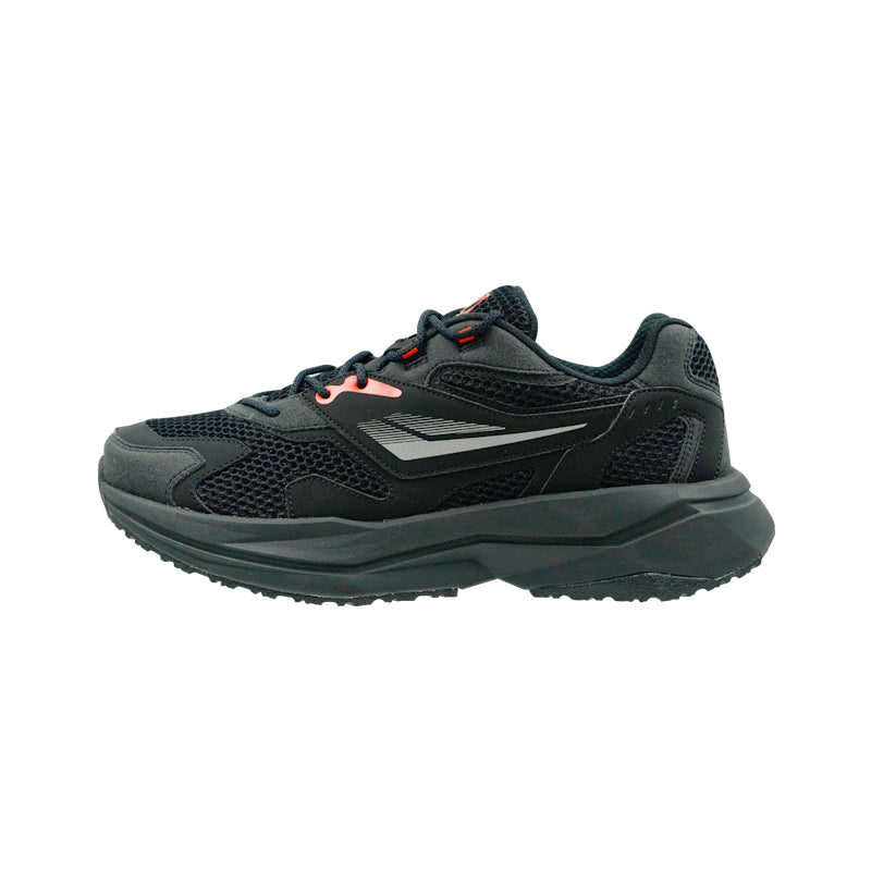 Sepatu Lari Unisex Cruz TRX U Hitam/Abu-abu