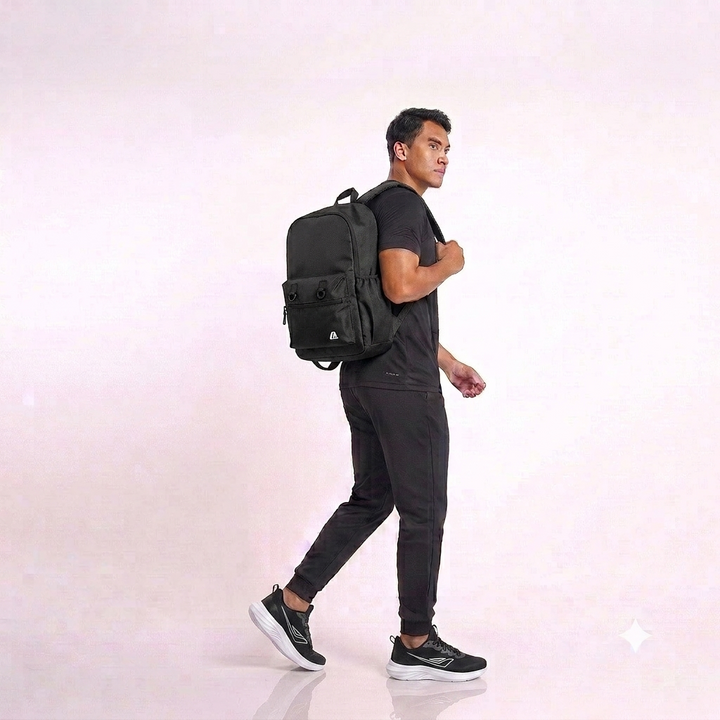 Tachi U Running Hitam/Putih Bundling