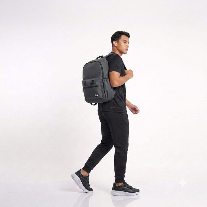 Masker Hitam/Putih Bundling Sepatu Loafers Kembali ke Sekolah