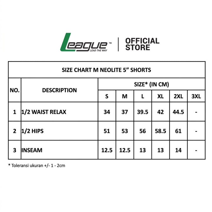 Celana Pendek Pria Neolite 5"