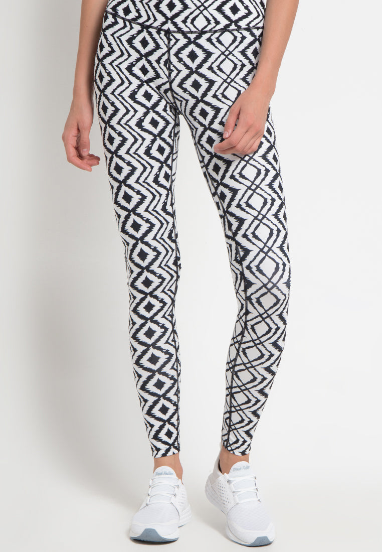 Actifit Apparel Wanita Tights Training League ActiFit Slim Print Leggings W SS16WPL3001