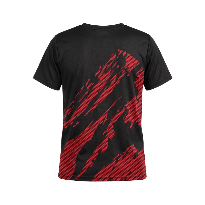 M Dabrok Black/Chinese Red SS Jersey Men