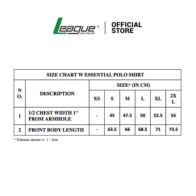 W Essential Kaos Polo Hitam Wanita
