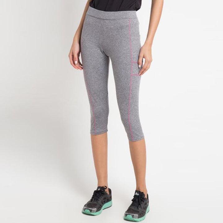 League Apparel Wanita Tights Running Slim Crop Capri Women SS18WSC2227H