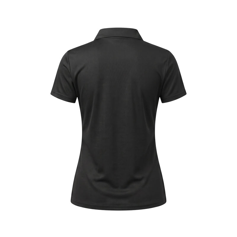 W Essential Kaos Polo Hitam Wanita