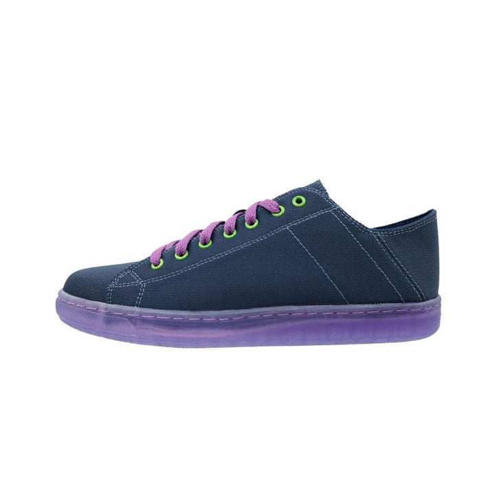 League J-Street Nylon Fs Purple/Green Sepatu Lifestyle Pria