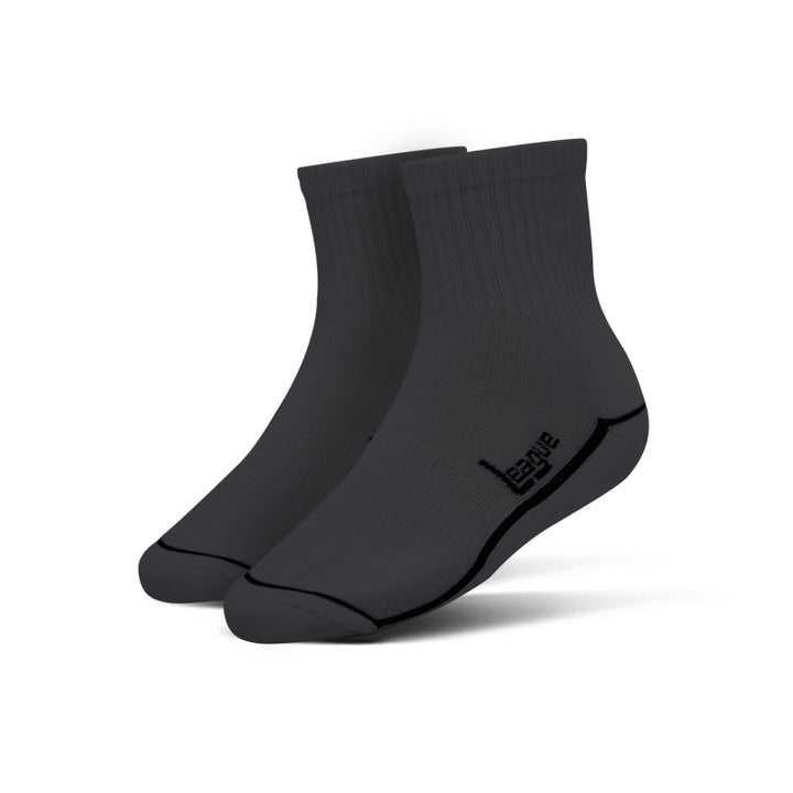 League Basic Cushion Quarter Grey Kaos Kaki Lifestyle