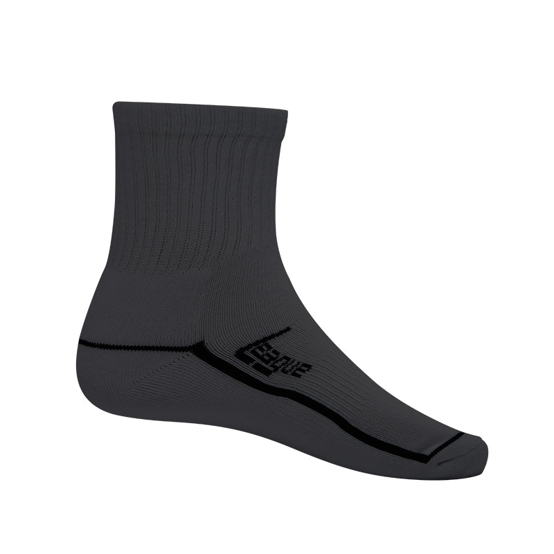 League Basic Cushion Quarter Grey Kaos Kaki Lifestyle