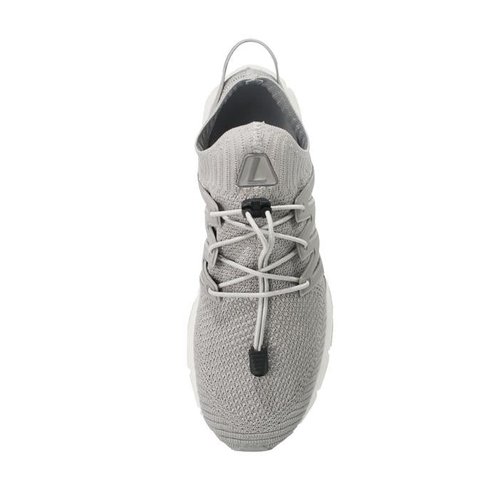League Kumo Racer Craftedknit U Grey/White Sepatu Running Pria