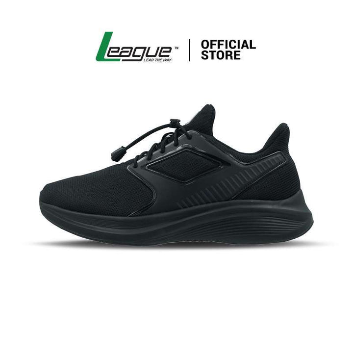 League Freedom 2 U Black/Grey Sepatu Running Pria
