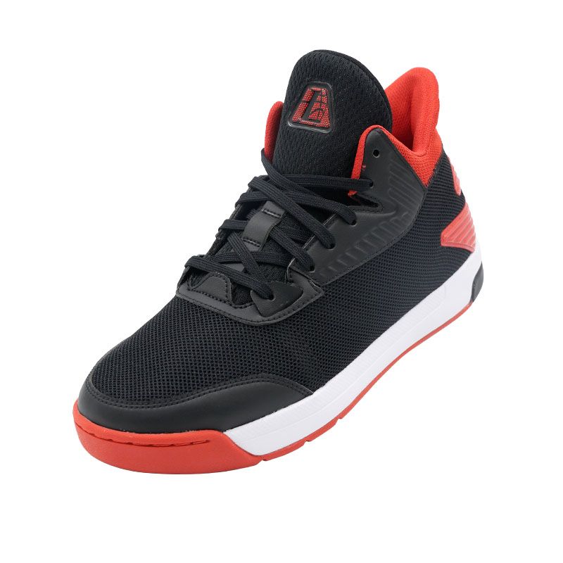 League Zephyr Black/Red Sepatu Basket Pria