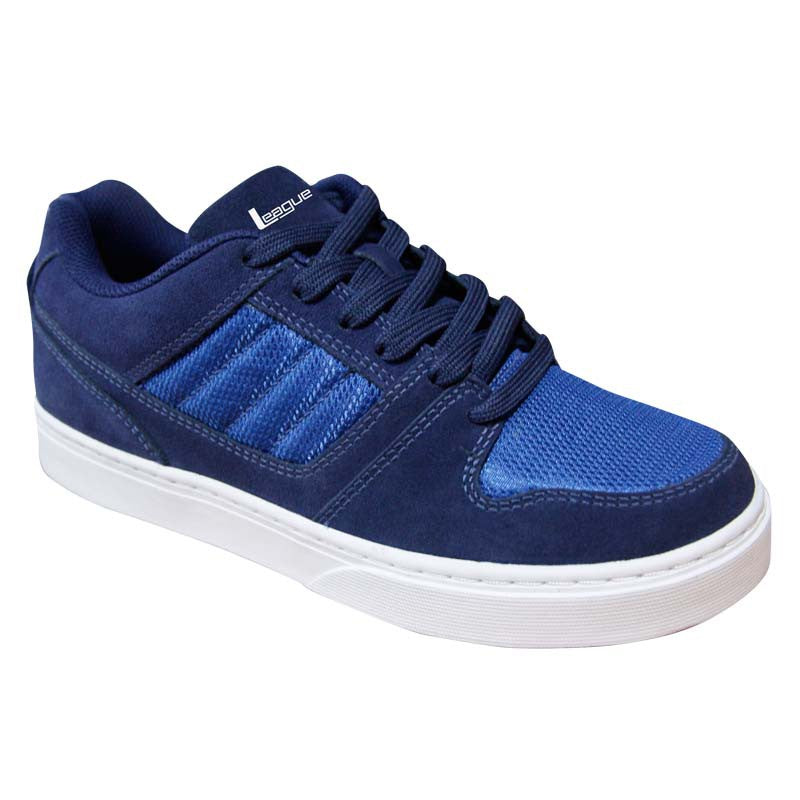 League Option U Blue/White Loafers Pria