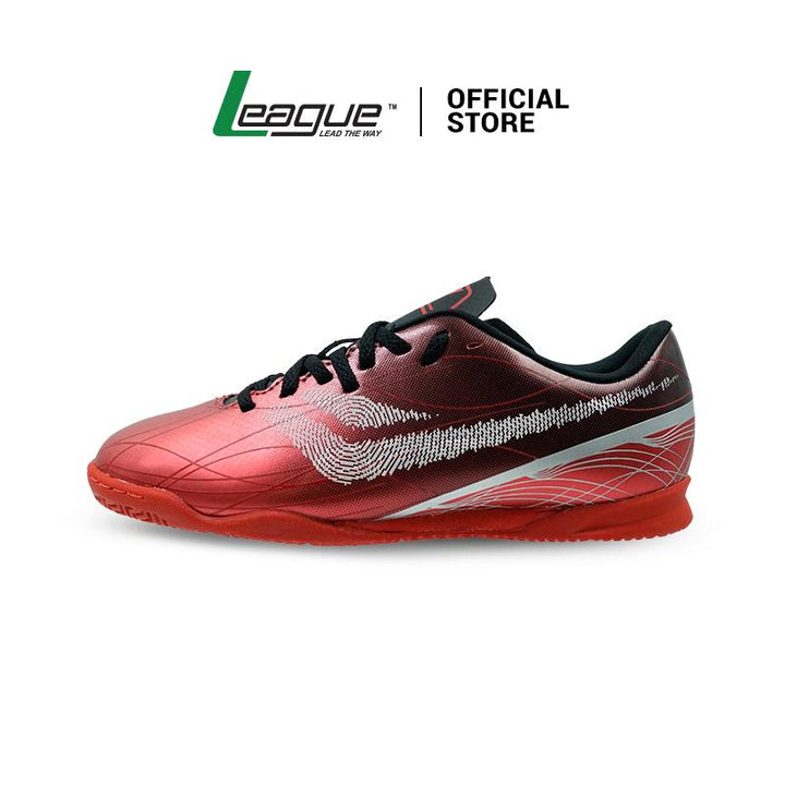 League Vein Black/Green Sepatu Futsal Pria