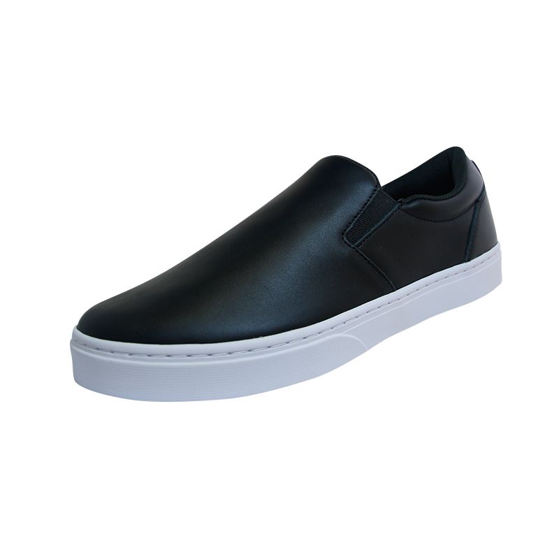 League Ordinary U Black/White Slip On Pria