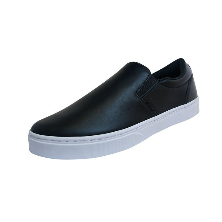 League Ordinary U Black/White Slip On Pria
