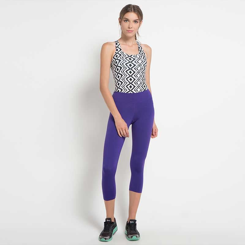 League Actifit Pakaian Wanita ActiFit High Rise Crop Capri W