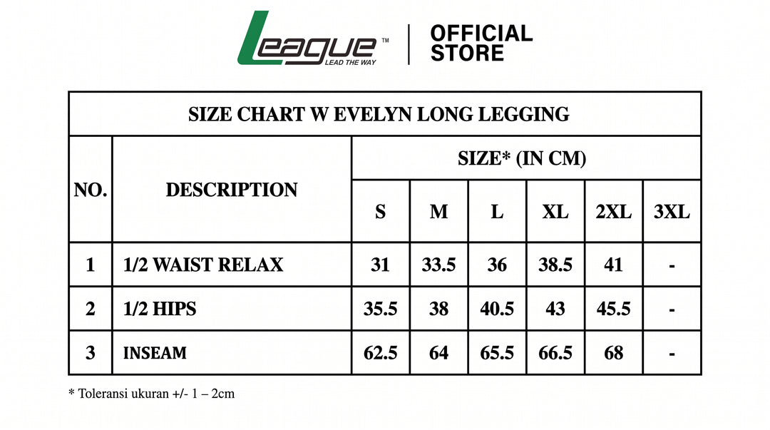 W Evelyn Grey Legging Panjang Wanita