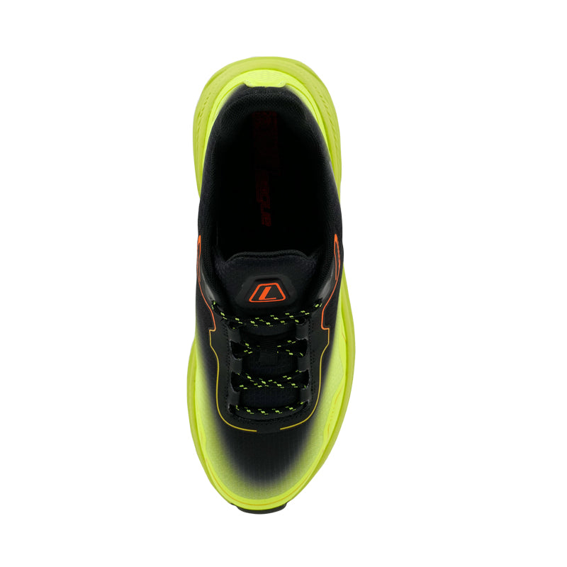 League Hytrax U Green/Orange Sepatu Running Pria