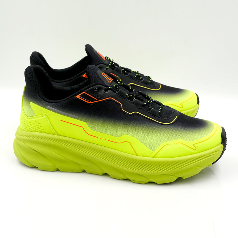 League Hytrax U Green/Orange Sepatu Running Pria