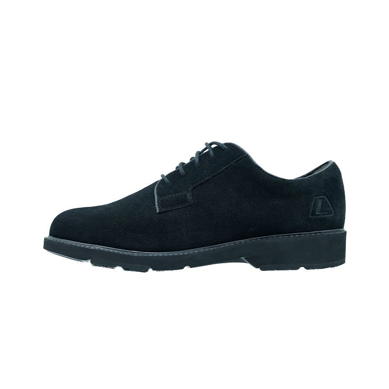 League Perkasa Suede Black/Black Loafers Pria