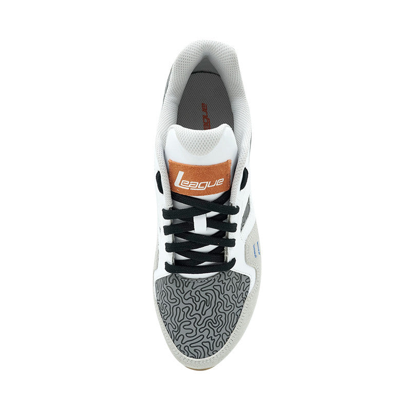 League Cruz Suede Grey/Orange Loafers Pria