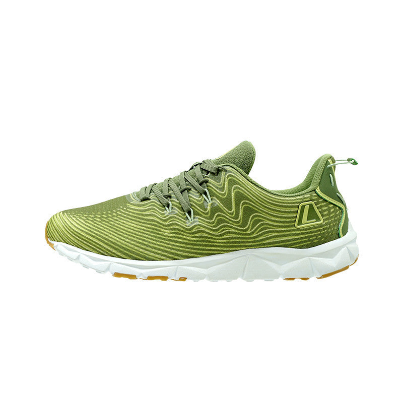 League AMP U Green/White Sepatu Running Pria